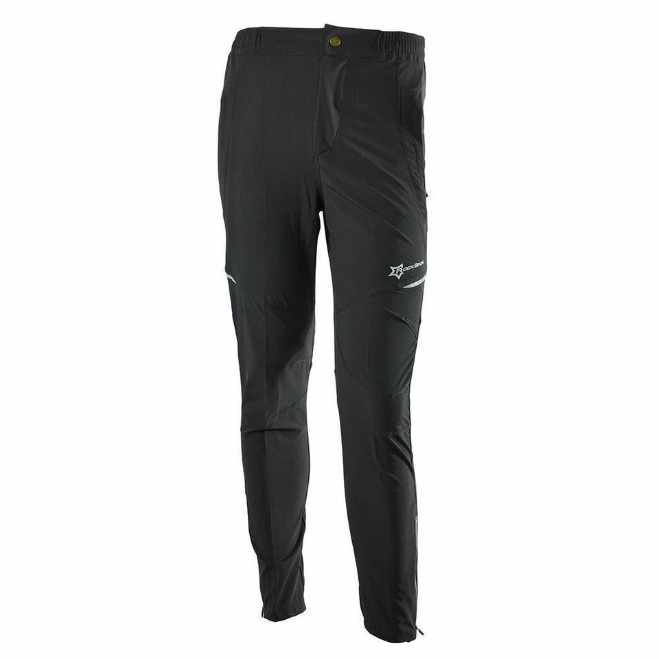 Nuevo RockBros Ciclismo Informal Negro Pantalones Deportivos Senderismo Pantalones Largos Reflectantes Foto 4 de 4