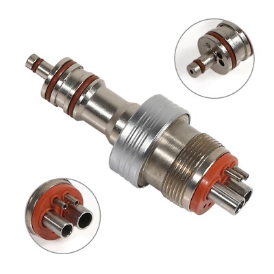 Dental 4 Hole 4H Quick Coupler Coupling For High Speed Handpiece SS A4