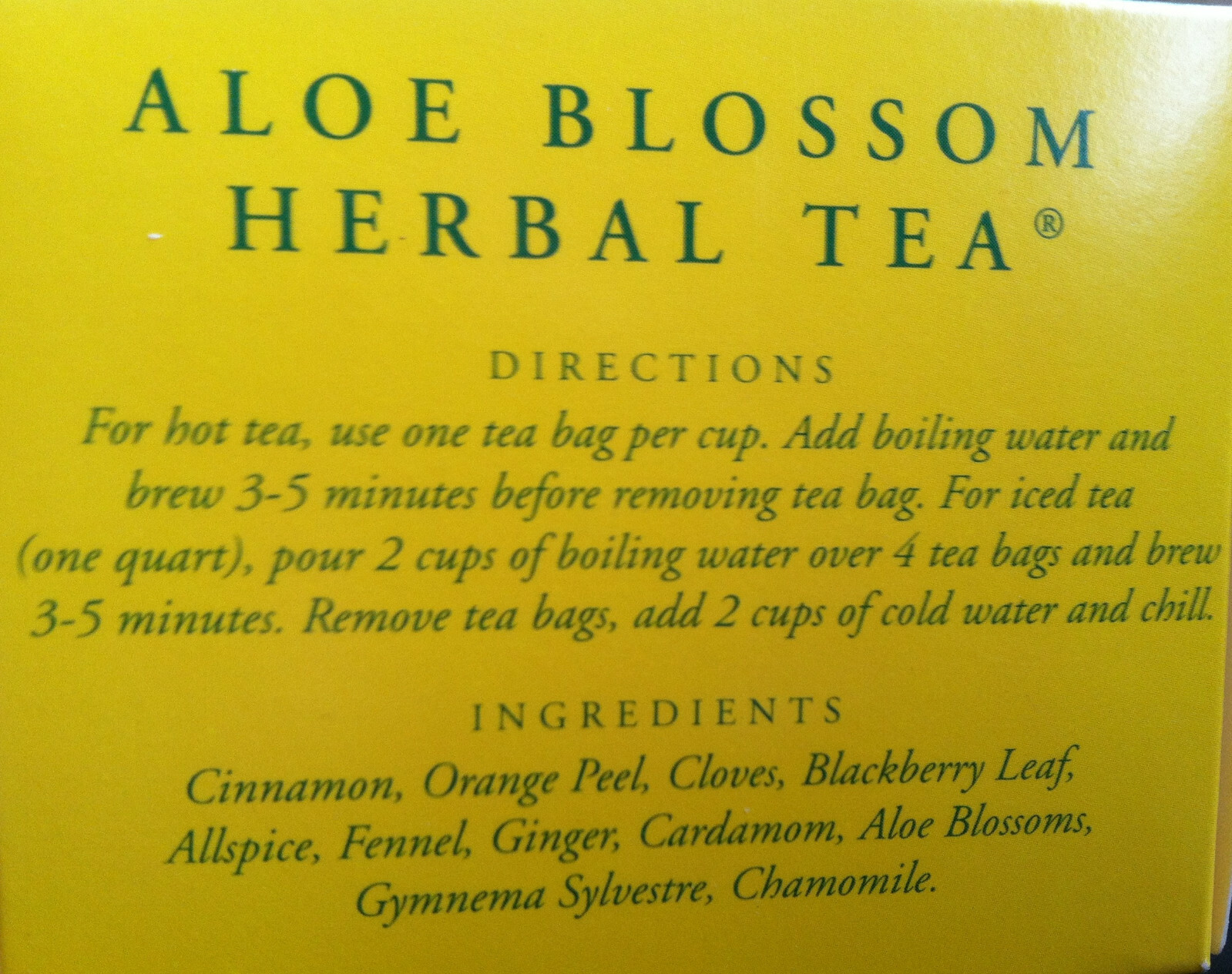 3 Forever Aloe Blossom Herbal Tea (25 bags each) Caffeine Free HALAL/KOSHER