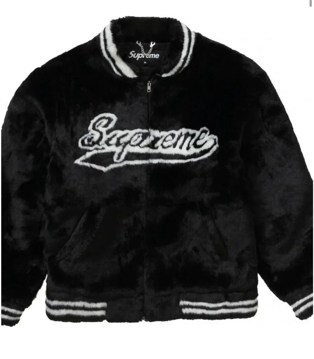 Supreme Faux Fur Varsity Jacket Size S | eBay Supreme Faux Fur Varsity Jacket Size S | eBay