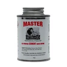 Contact Cement Master's 4oz Tin Petronio All Purpose Shoe ~ Brush Inside