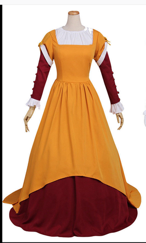 Medieval Mens Yellow Cosplay Costume Suit 18th Century British Suit - Picture 9 of 9