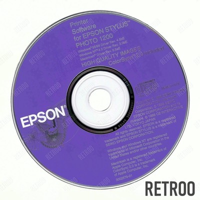 Epson Stylus Photo 1200 Bearbeitungssoftware CD Drucker Windows 95/98/NT & Mac