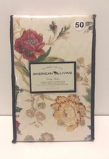 AMERICAN LIVING Fabric LAURA  VALANCE VINTAGE FLORAL (1) 78"x 15"