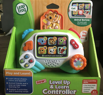 Leap Frog Level Up and Learn Controller Educational Infant Gaming Toy, NEW!!