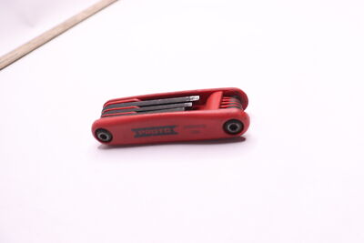 Proto 9-piece Folding Hex Key Set Red 0.050