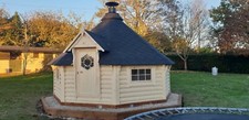 BBQ HUT 16.5m2 grill house / grillkota / grill cabin 