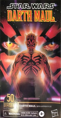 Star Wars Black Series 6  Darth Maul Sith Apprentice Figure Lucasfilm 50th New