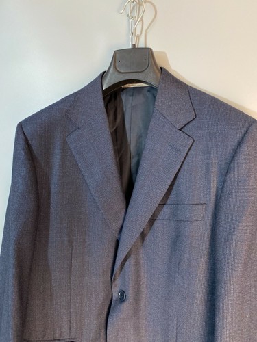 CANALI Mens Classic Fit Luxury Wool Brown Label Suit Jacket Blazer Size 50 / L - Picture 4 of 7