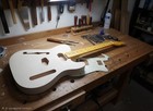 Tele Thinline flamed Maple Top, Mahogany Body. Full Thickness Maple Cap! — photo 2