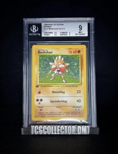 Pokemon Karte Nockchan 1. Edition 7/102 Base Set Basis Deutsch BGS 9 Mint PSA 🔥