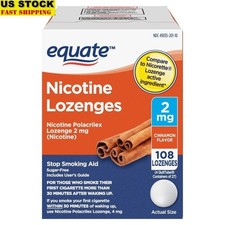 Nicotine Lozenges 2mg Stop Smoking Aid Sugar Free Gluten Free 108 Count New