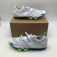 Nike Pole Vault Elite Track Spikes White Spruce FZ9649-100 Men US Size 13 New