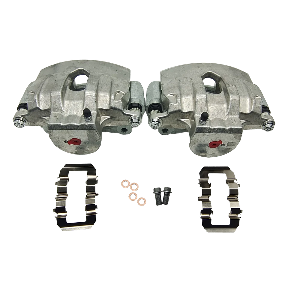 2 PIEZAS PINZAS DE FRENO DELANTERAS CON PAR DE SOPORTES PARA HYUNDAI GENESIS CUPÉ 2010-2016 Foto 2 de 4