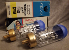 Sylvania CWA 750W 120V Projector Bulb Projection Lamp Blue Top QTY Lot of 2 USA