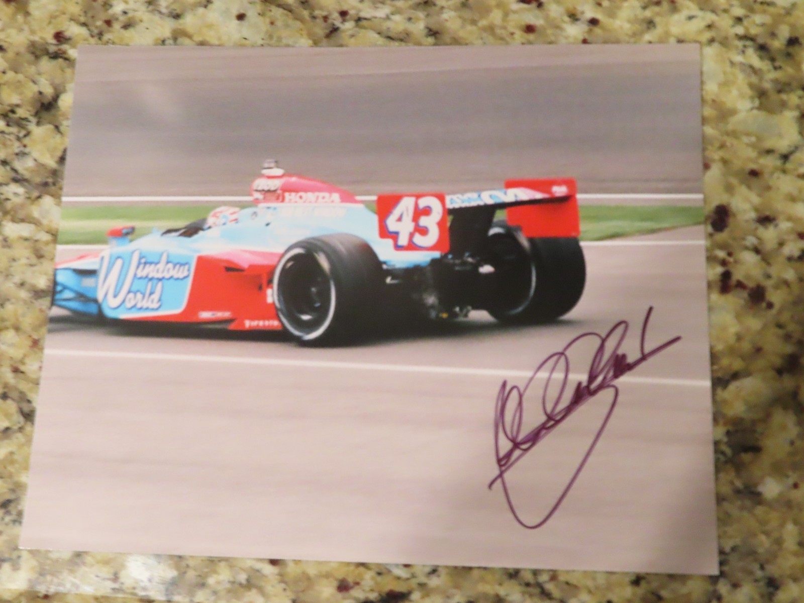 Signed Autographed 8 x 10 Photo Indy 500 Race Car Driver John Andretti