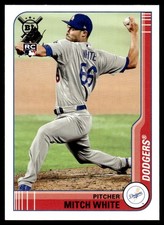 2021 Topps Big League Mitch White RC RC Los Angeles Dodgers #43 10755