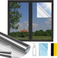 Window Privacy Film One Wayreflective Mirror 17.5 Inch X 6.5 Feet Black
