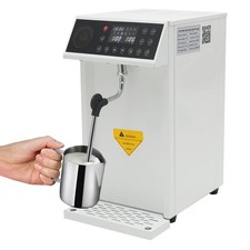 1300W Steam Milk Frother Commercial Steam Milk Foam Machine 8L Milk Frother