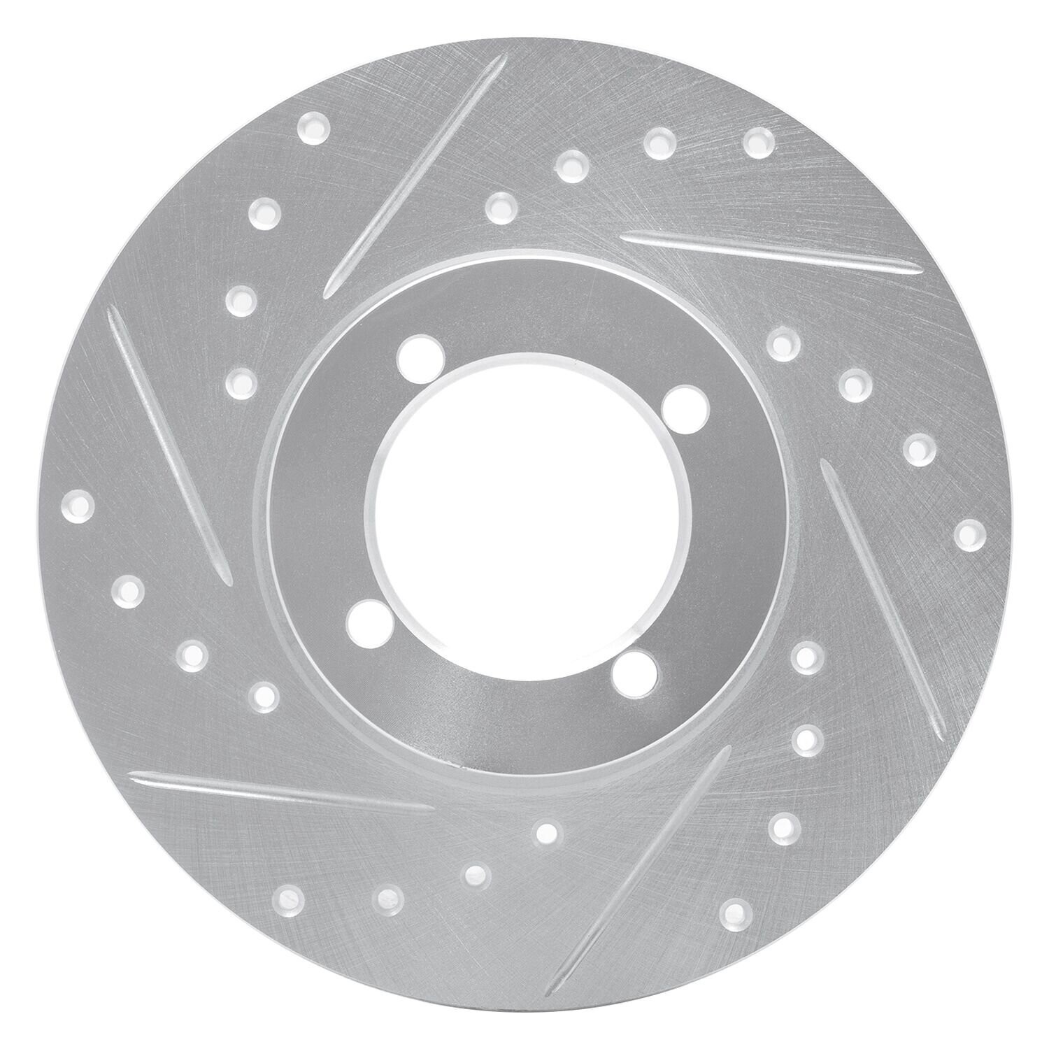 For Lotus Esprit 76-79 Brake Rotor eLINE Drilled & Slotted 1-Piece Front Driver