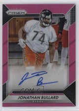 2016 Panini Prizm Rookie Auto Pink Prizm Jonathan Bullard #RA-JBL Auto 10k8