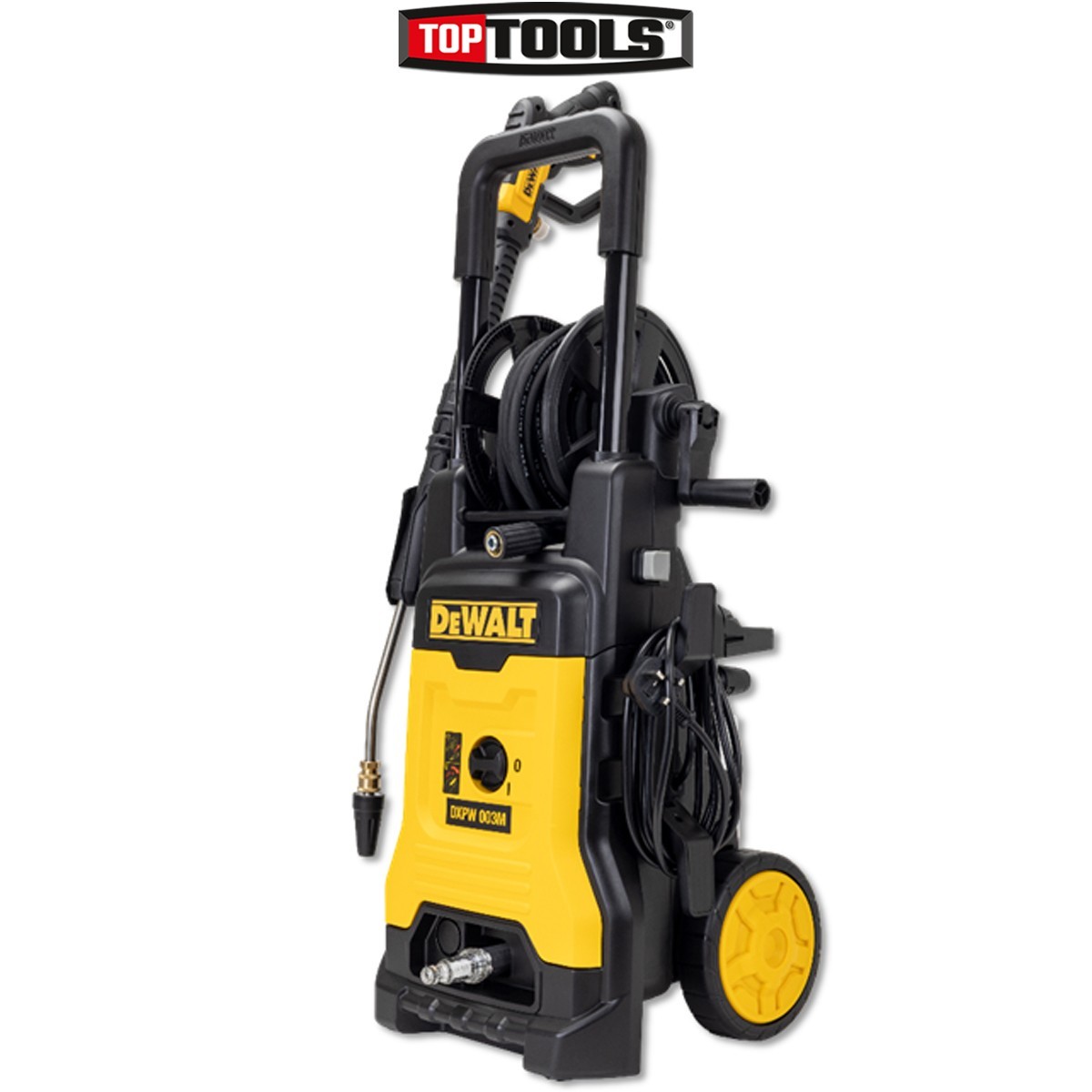 DeWalt DXPW003M 230V Electric High-Pressure Washer + Hose Reel - 160 Bar, 520