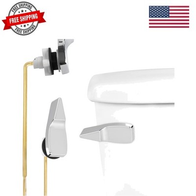 Toilet Handle Replacement, Front Mount Tank Flush Lever Handle Compatible wit...