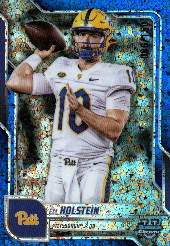 2025 Bowman U Chrome #194 Eli Holstein Blue Mini-Diamond Refractor #/150