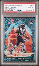 2021 Panini Donruss Optic - Downtown Randy Moss PSA 10
