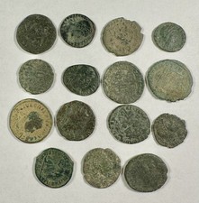 15 Nice Ancient Roman Coins Of Various Emperors and Types, Most Need Cleaning #4