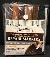 Varathane 347840 Wood Stain Warm Tone Touch-Up Marker Kit, Assorted Warm Tones