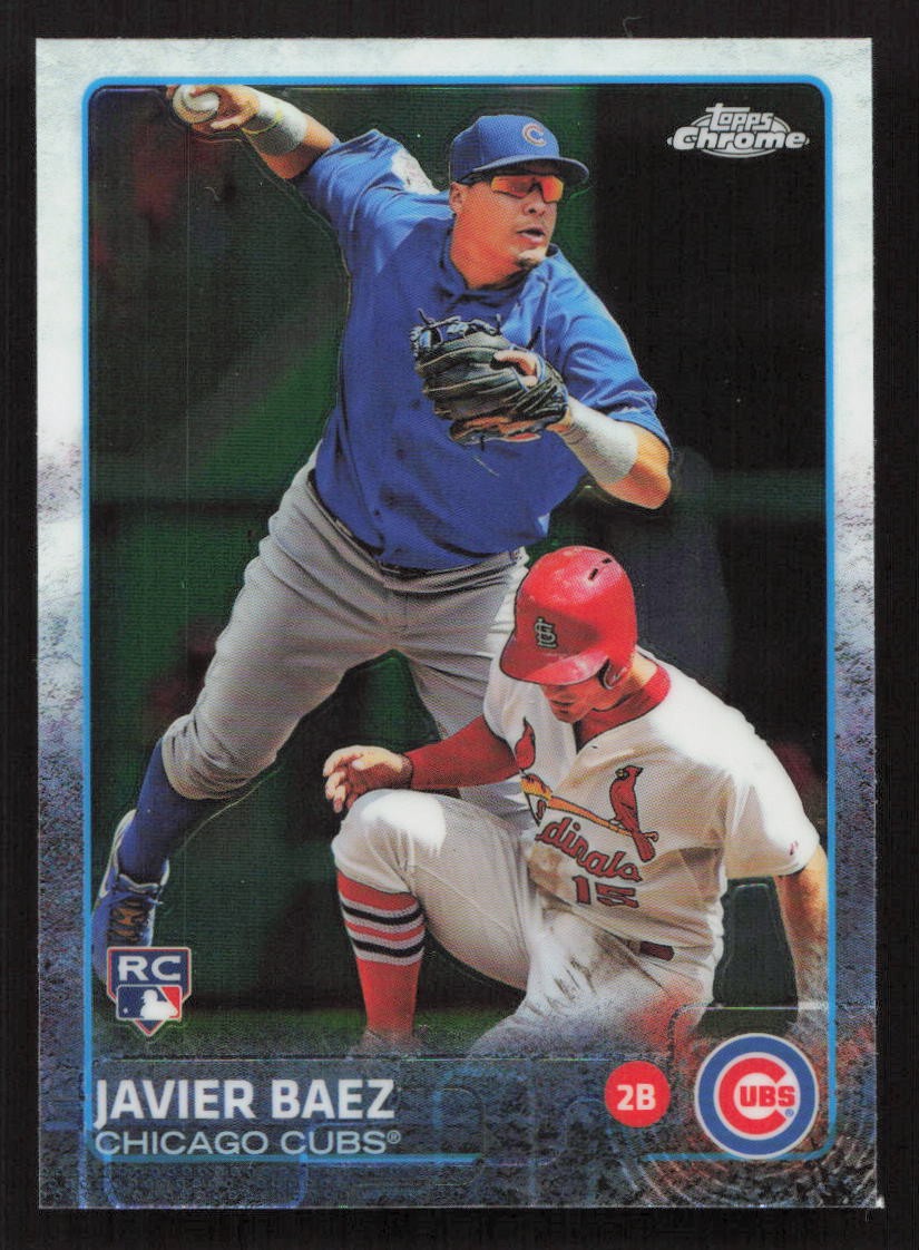 2015 Topps Chrome Javier Baez RC Rookie #89 Card - Quantity!
