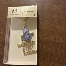 Modern Expressions Monogram E Key Chain