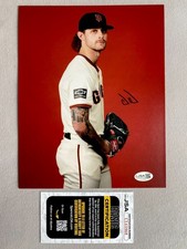 SAN FRANCISCO GIANTS CARSON WHISENHUNT AUTOGRAPH 8x10 PORTRAIT PHOTO JSA CL61868
