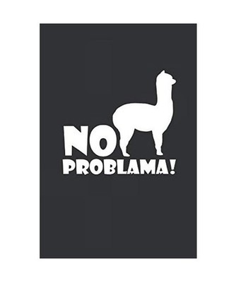 No Problama: squared grid pages Sketchbook, Journal [6x9 inches] with120 Pages M