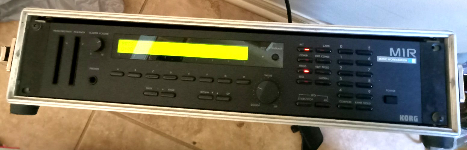 Korg M1R vintage synth equipment - eBay listing photo 1
