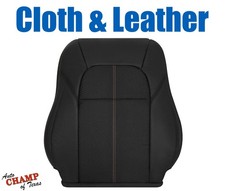 For 2019-2022 Nissan Altima Sr-driver Lean Back Cloth Leather Seat Cover Black