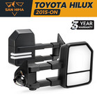 <!--F#f_0-->San Hima Extendable Towing Mirrors fit Toyota Hilux 2015-On N80<!--F/-->