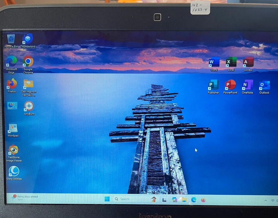 Portátil Dell Inspiron 14Z-5423 14z-5423 14" i7 Win11 Pro 25H2/Office 2021extras-4 Foto 2 de 4