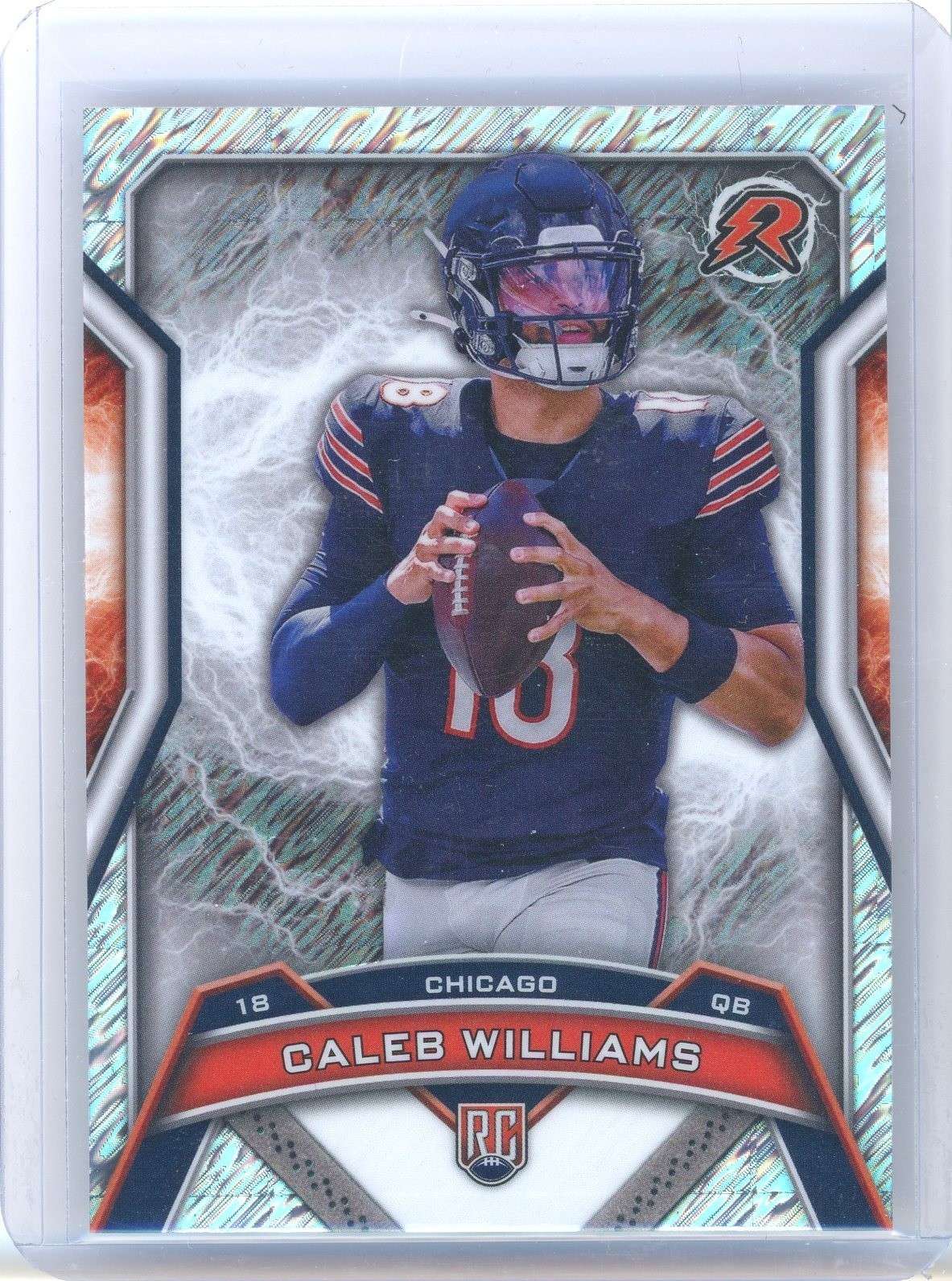 2024 Topps Resurgence #117 Caleb Williams Silver Static Chicago Bears