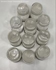 VINTAGE Clear and Silver Soda Glass Set of 11 — photo 3