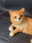 VTG  Beswick England Persian Cat Figurine Ginger Orange Gloss Finish No. 1876  — photo 2