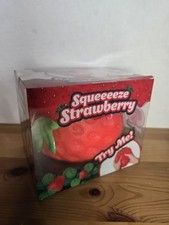 Sunny Days Jumbo Squeezy Strawberry Squishy Toy Stress Relief Sensory Fun