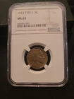 1913 P Type 1 Buffalo Nickel NGC MS63 Nice Coin