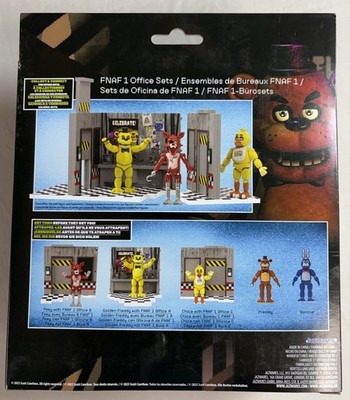 2026 Jazwares Five Nights at Freddy's Golden Freddy Office Set 5