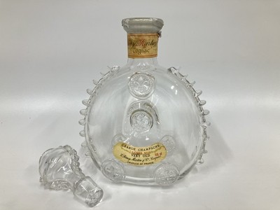 REMY MARTIN LOUIS XIII COGNAC BACCARAT CRYSTAL DECANTER BOTTLE EMPTY Rare