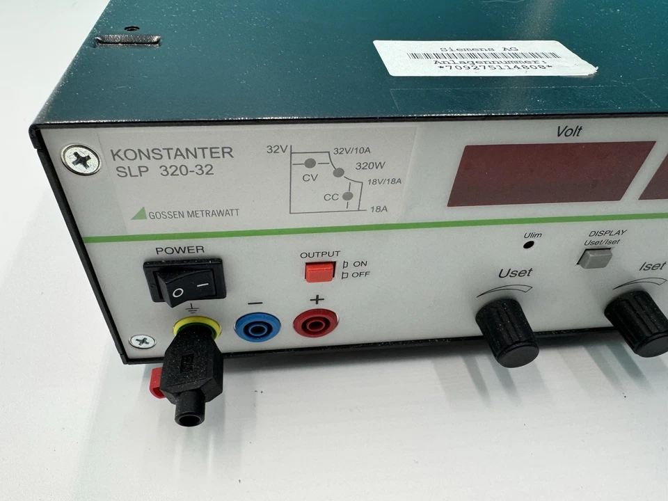 Gossen Metrawatt SLP320-32 320W DC power supply 0-32V, 0-18A, 30mV ripply - Image 2 of 3