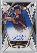 2019 Topps Five Star Blue 25/25 Myles Straw #FSA-MS Auto 2x4