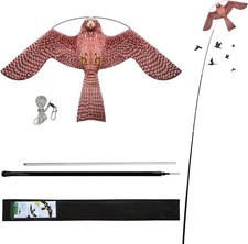 Bird Scarer Kite With 4m Pole Crop Protector Bird Hawk Flying kite
