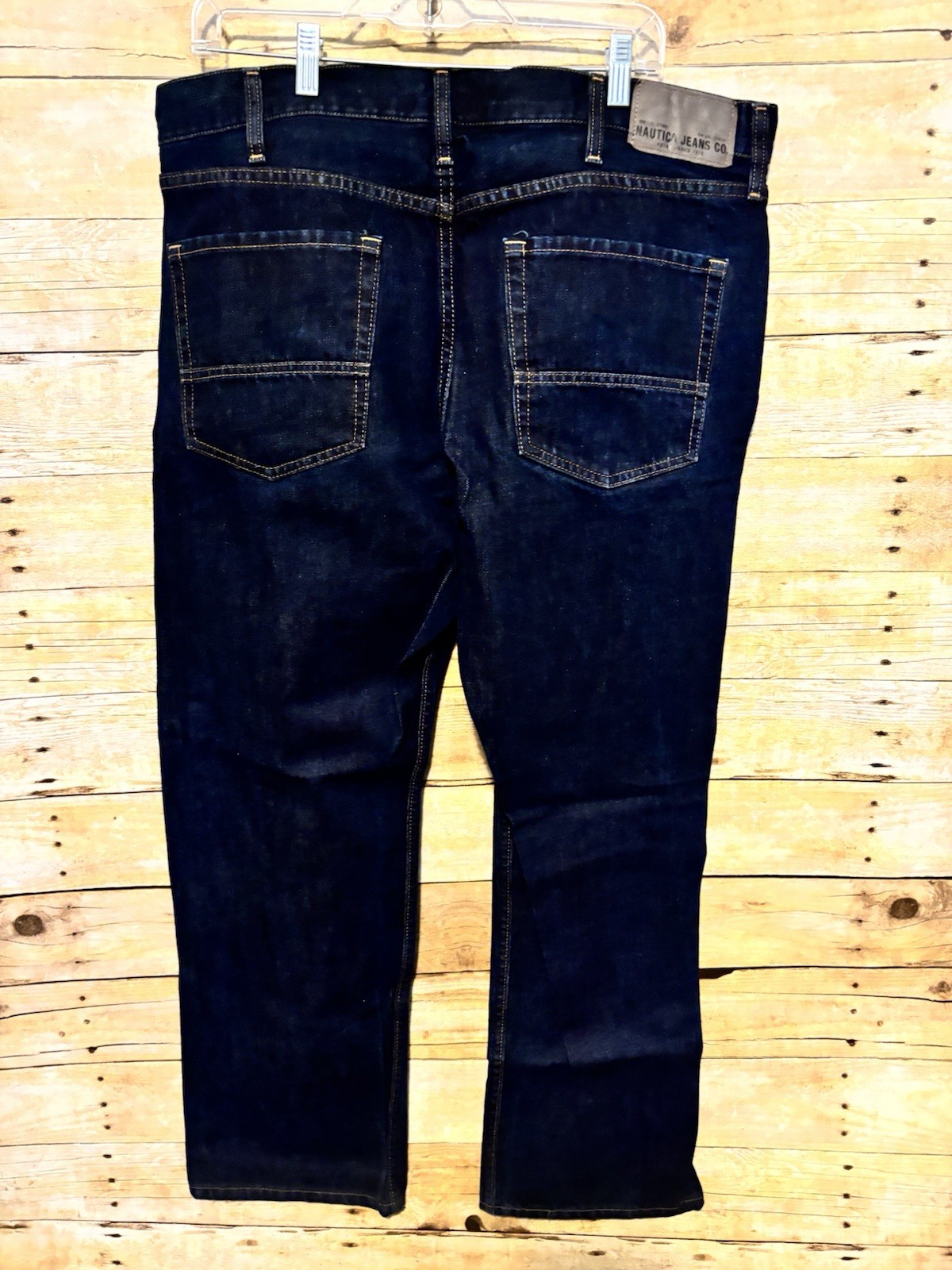 Nautica Jeans Company Dark Blue Jeans 38x30 Relaxed Fit